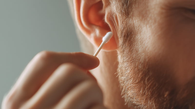 Pulizia delle orecchie: perché evitare i cotton fioc